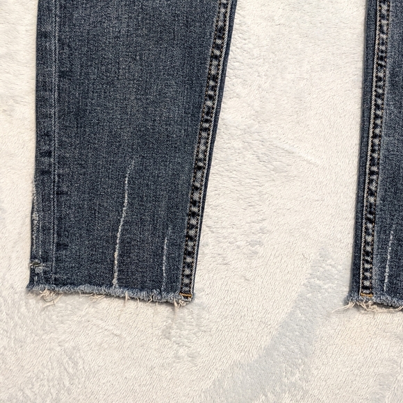 Zara Basic Z1975 Raw Hem Skinny Jeans Women's 6 - Picture 4 of 9